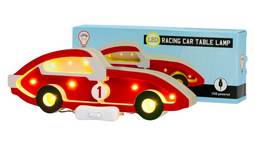 F1 Red Racing Car Wooden Nightlight
