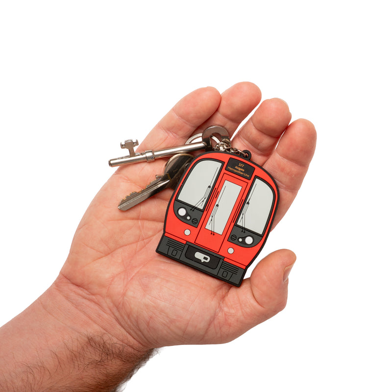 Tube Train Front/Rear Rubber Keyring