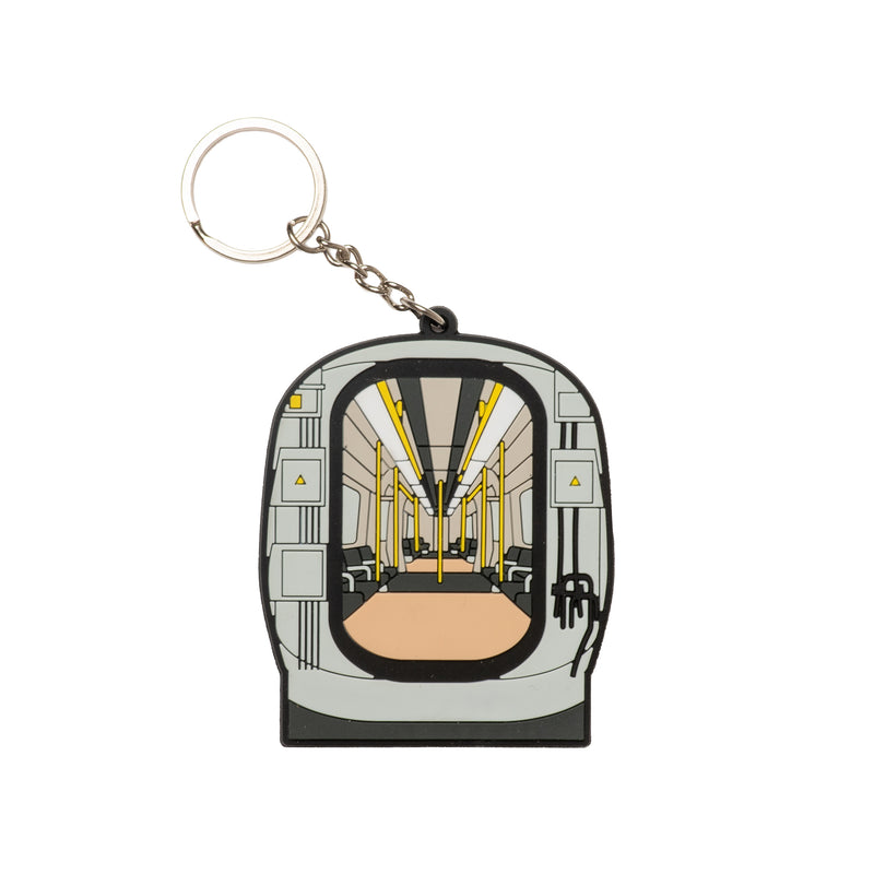 Tube Train Front/Rear Rubber Keyring