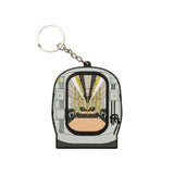 Tube Train Front/Rear Rubber Keyring