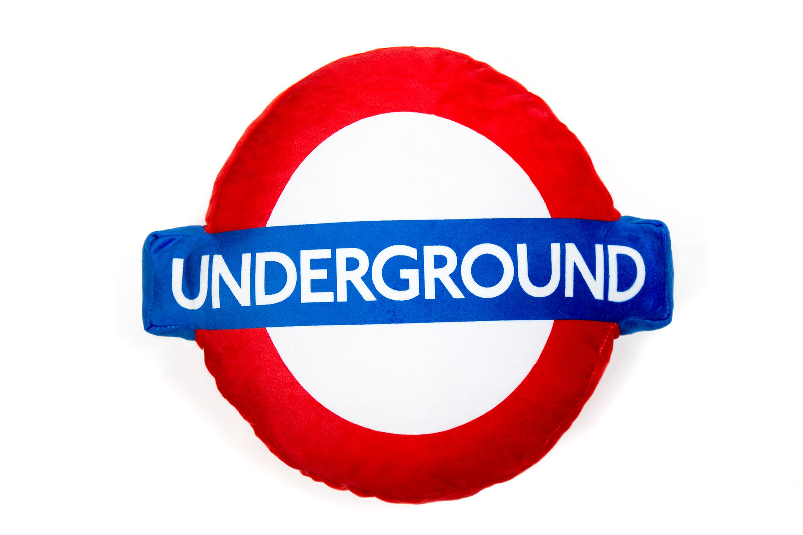 Underground Rundel London Underground Roundel Logo Cushion