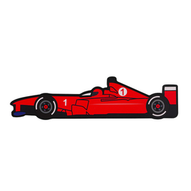 Red Racing Car Magnet