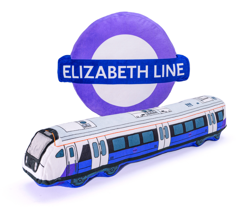 Elizabeth Line Train Soft Toy