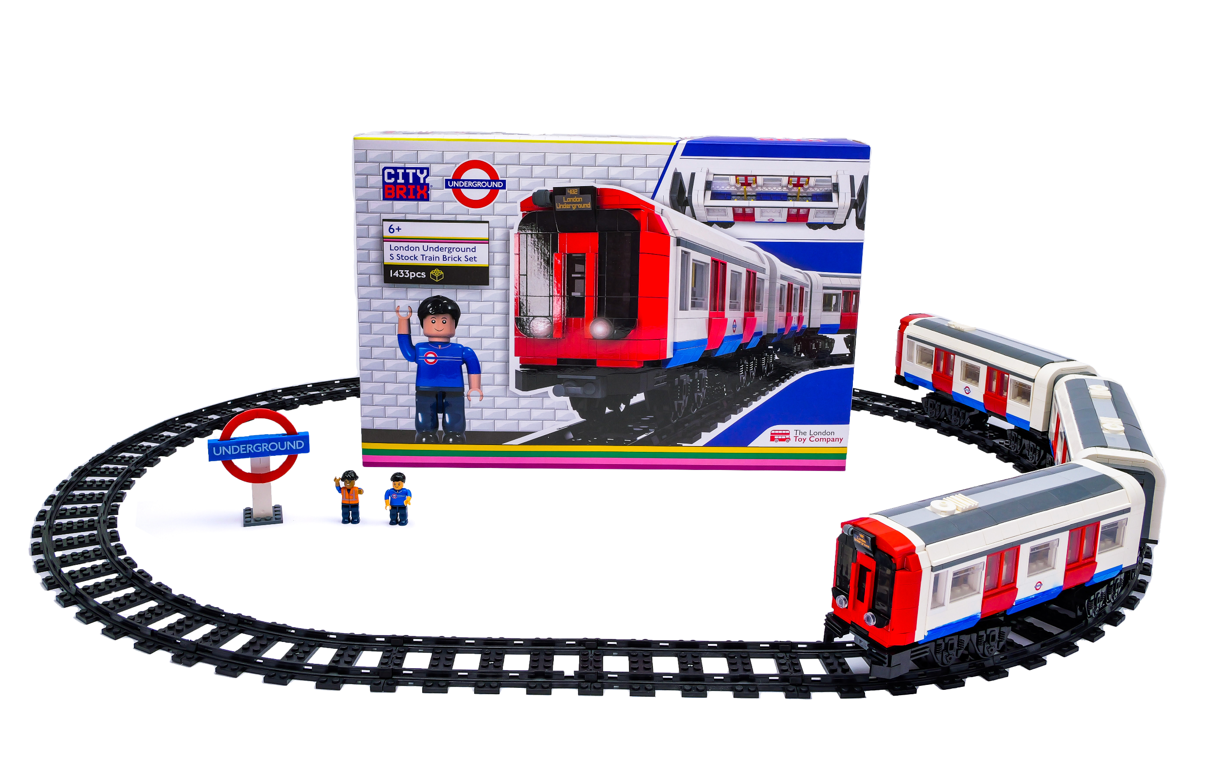 Profit sandaler Almægtig CityBrix London Underground Train Brick Set
