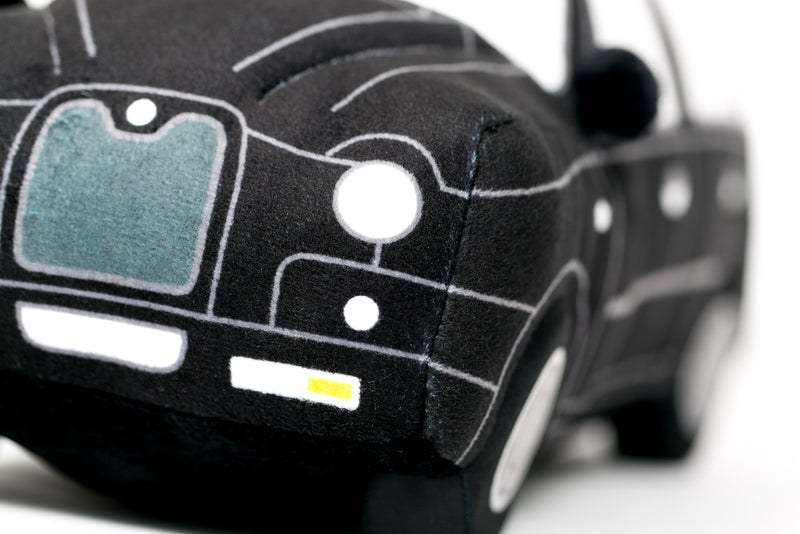 Black Taxi Cab Soft Toy