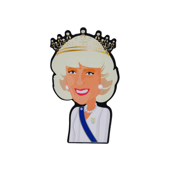 Queen Camilla Fridge Magnet